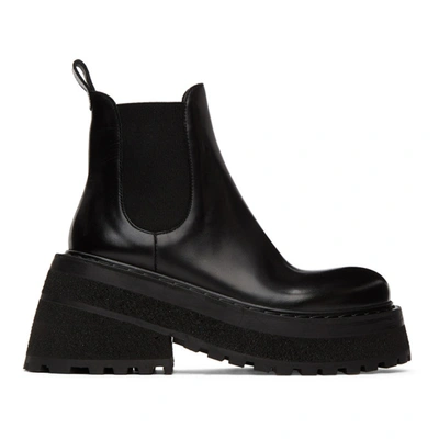 Marsèll Black Carretta Beatles Chelsea Boots