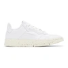 ADIDAS ORIGINALS WHITE CLEAN CLASSICS SC PREMIERE SNEAKERS