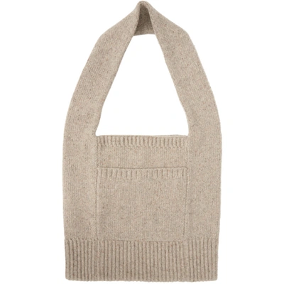 Joseph Tweed Knit Shoulder Bag In 0851 Blush