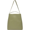 AESTHER EKME AESTHER EKME GREEN SQUARE TOTE BAG