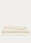 Polo Ralph Lauren Graydon Mélange Sheet Set In Nantucket Red