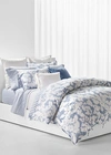 Polo Ralph Lauren Willa Floral Comforter Set In Chambray And Cream