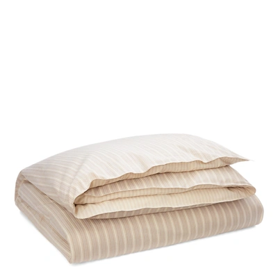 Polo Ralph Lauren Graydon Striped Duvet Cover In Dune And Linen