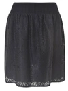 ALBERTA FERRETTI ALBERTA FERRETTI FLORAL SKIRT IN BLACK