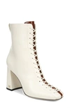 Sam Edelman Carney Lace-up Boot In Modern Ivory/ Copper