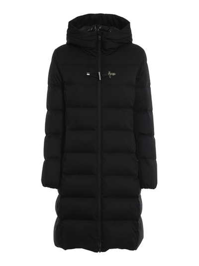 Fay Toggle Padded Coat In Black