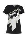 PATRIZIA PEPE FLY LOGO PRINT T-SHIRT