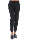 Max Mara High Waist Cady Cigarette Pants In Nero