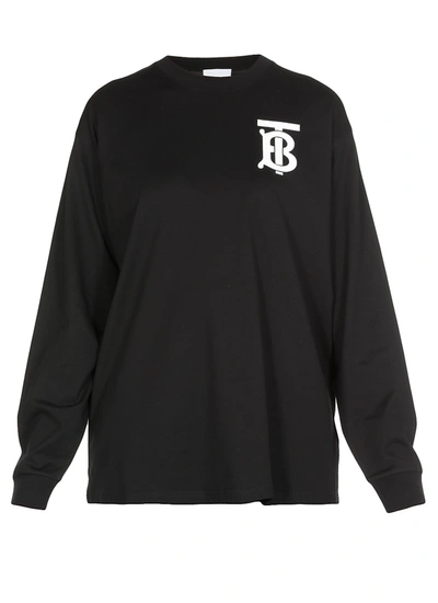 Burberry Monogram Sweatshirt In Black