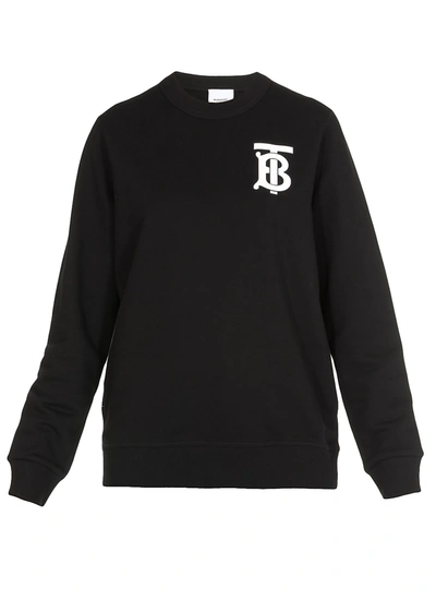 Burberry Monogram Sweatshirt In Black