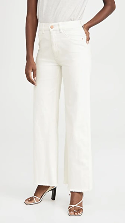 DL HEPBURN WIDE LEG HIGH RISE JEANS EGGSHELL,DLDLL40724