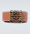 LOEWE ANAGRAM REVERSIBLE LEATHER BELT,P00487441