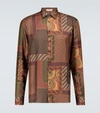 ETRO PATCHWORK LONG-SLEEVED PRINTED SHIRT,P00493211