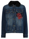 Zadig & Voltaire Girls' Alex Cotton Blend Trucker Jacket - Little Kid, Big Kid In Blue