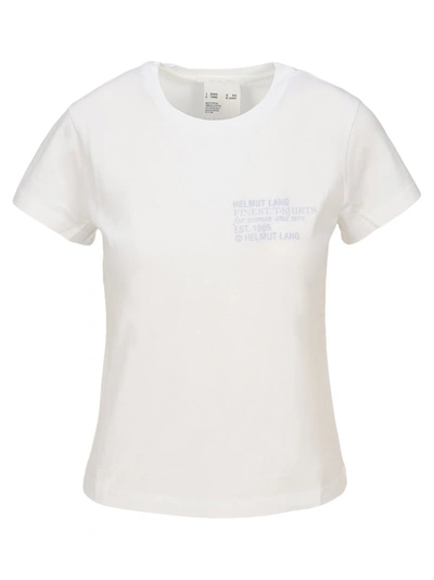 Helmut Lang Baby Tee In White
