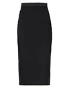 Liviana Conti Woman Midi Skirt Black Size 2 Viscose, Polyamide, Elastane