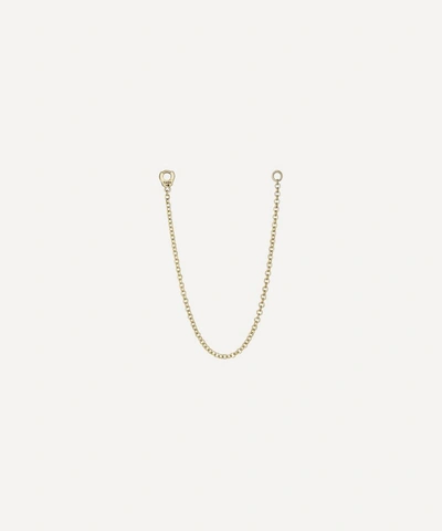 Maria Tash Long Single Chain Connecting Charm In Gold