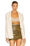 ZEYNEP ARCAY LEATHER SUIT JACKET,ZEYF-WO14