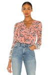 VERONICA BEARD LOWELL BLOUSE,VBRD-WS7