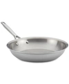 ANOLON TRI-PLY CLAD STAINLESS STEEL 12.75" FRENCH SKILLET