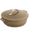 ANOLON VESTA CAST IRON 5-QT. ROUND BRAISER WITH LID