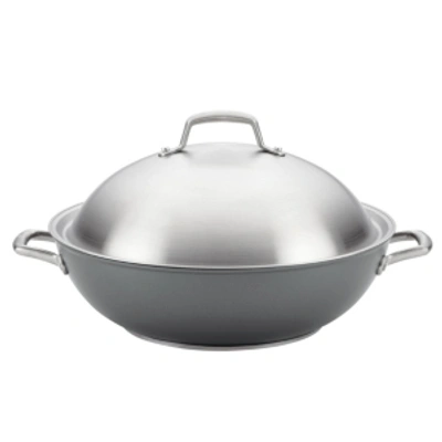 Anolon Accolade Forged Hard-anodized Precision Forge 13.5" Covered Wok