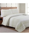 AMERICAN HOME FASHION ESTATE TAJ 2 PIECE TWIN QUILT SET