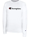 Champion Men's Big And Tall Script Long Sleeve Tshirt