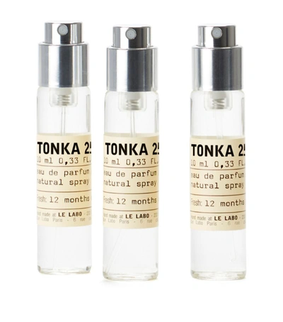 Le Labo Tonka 25 Eau De Parfum Travel Tube Refill 3 X 10ml In Multi