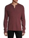 RAG & BONE CLASSIC LONG SLEEVE HENLEY,0400012495124