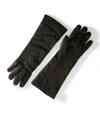 WEEKEND MAX MARA LEATHER SENAPE GLOVES,15858573