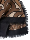 BURBERRY HORSEFERRY SCARF,8031557 BRIDLE BROWN