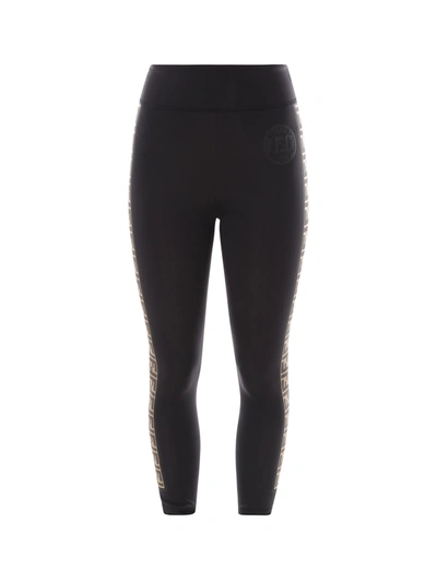 Fendi Leggings In Black