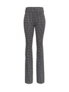 LIU •JO PIED DE POULE FLARED TROUSERS,11533539