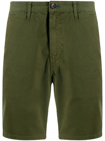 Ps By Paul Smith Classic Chino Shorts In Green