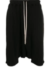 RICK OWENS DRKSHDW OVERSIZED DRAWSTRING SHORTS