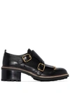 CHLOÉ FRANNE 55MM LEATHER LOAFERS