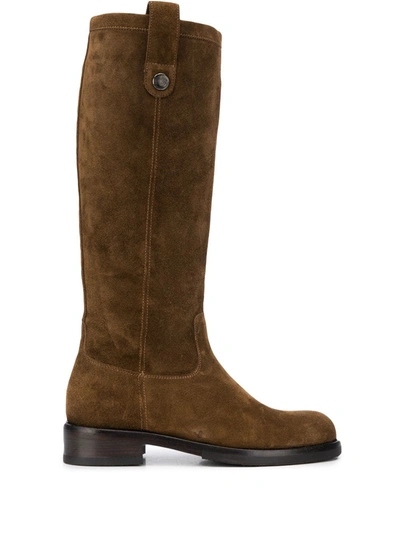 Alberto Fasciani Calf-length Boots In Brown