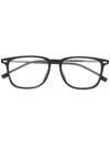 Hugo Boss Tortoiseshell Square Frame Glasses In Brown
