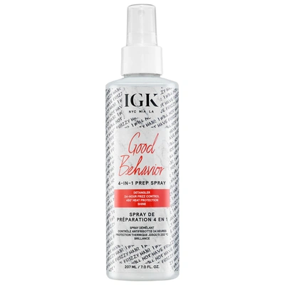 IGK GOOD BEHAVIOR 4-IN-1 PREP SPRAY 7 OZ,2382521