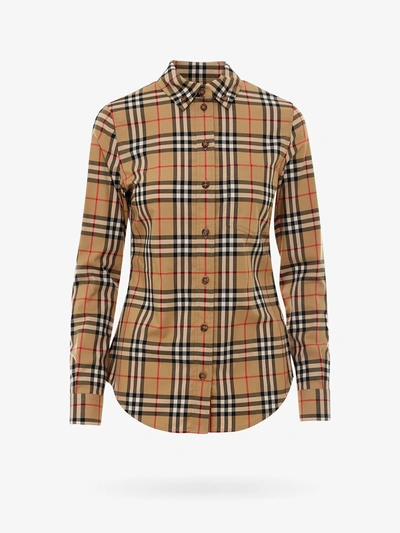 Burberry Shirt In Beige