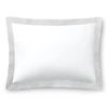 Ralph Lauren Organic Sateen Border Sham In Platinum