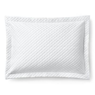 Polo Ralph Lauren Argyle Quilted Sateen Sham In Studio White