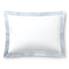 Polo Ralph Lauren Organic Cotton Sateen Border Sham In Blue Hyacinth