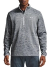 Under Armour 1/2 Zip-up Fleece In Halo Grey