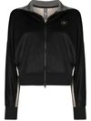 ADIDAS BY STELLA MCCARTNEY STRIPE-PATTERN ZIP-UP TRACK JACKET