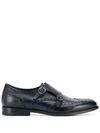 SCAROSSO KATE PERFORATED MONK SHOES