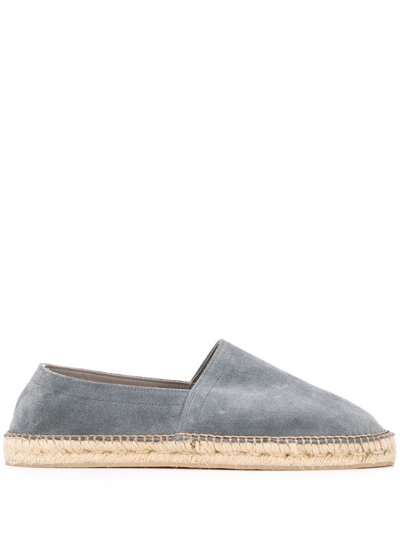 Scarosso Pablo Plain Espadrilles In Grey