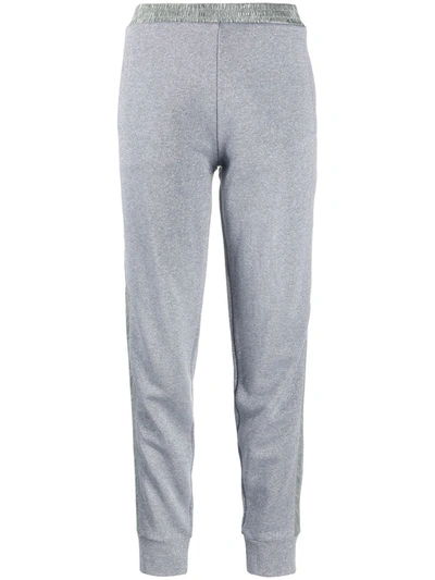 Moncler Side-stripe Logo-patch Track Pants In Grey