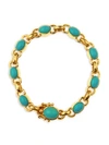 Elizabeth Locke Women's 19k Yellow Gold & Sleeping Beauty Turquoise Link Bracelet